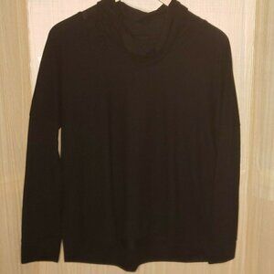 St. John's Bay Womens Black Long Sleeve Cowl Neck Top XXL